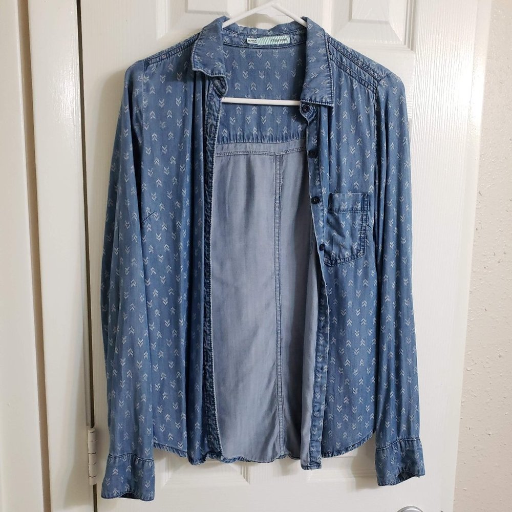 Chambray/Jean Button Down Shirt